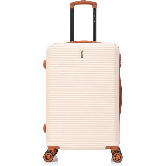 CELIMS Valigia Stiva L 65 cm ABS Rigida Crème 65x40x25