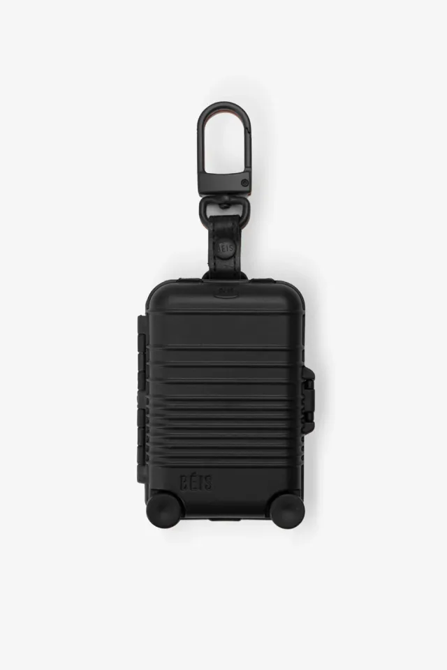 Beis Micro Roller Charm mini trolley nero