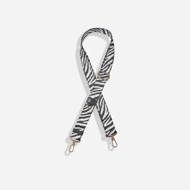 Jekyll & Hide Geneva tracolla pelle zebra gold