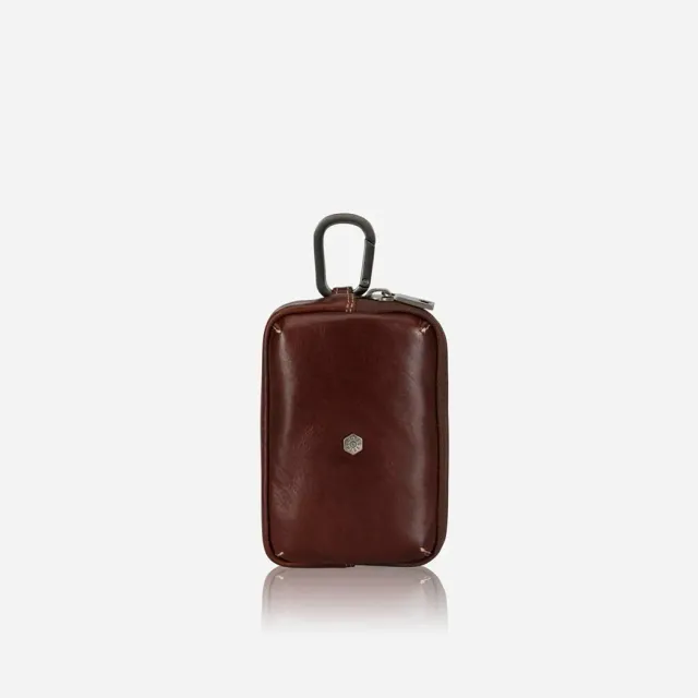 Jekyll & Hide Utility Pouch pochette Mocha pelle compatta