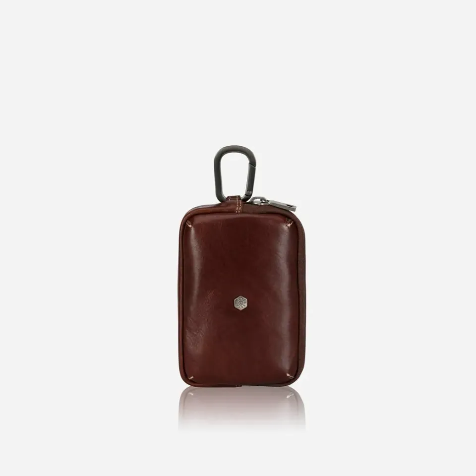Jekyll & Hide Utility Pouch pochette Mocha pelle compatta