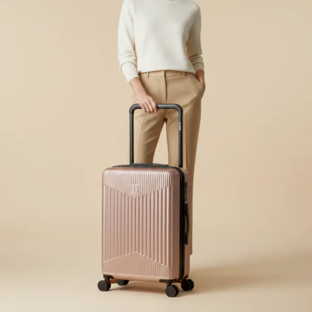 CELIMS Premium Wide 55 cm trolley cabina Rose espandibile TSA