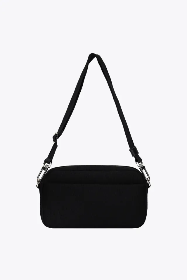 Beis Travel Crossbody borsa tracolla nera Black documenti