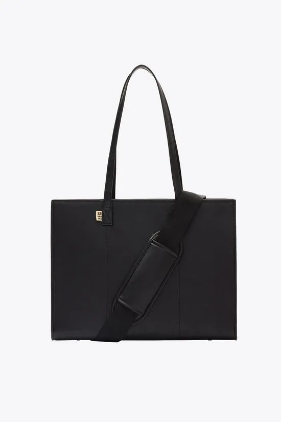 Beis Work Tote borsa lavoro nero scomparti