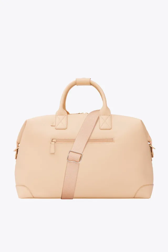 Beis Premium Duffle borsone beige in pelle vegana