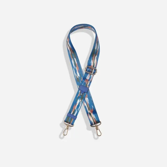 Jekyll & Hide Geneva tracolla borsa Blue Daisy Gold tessuto