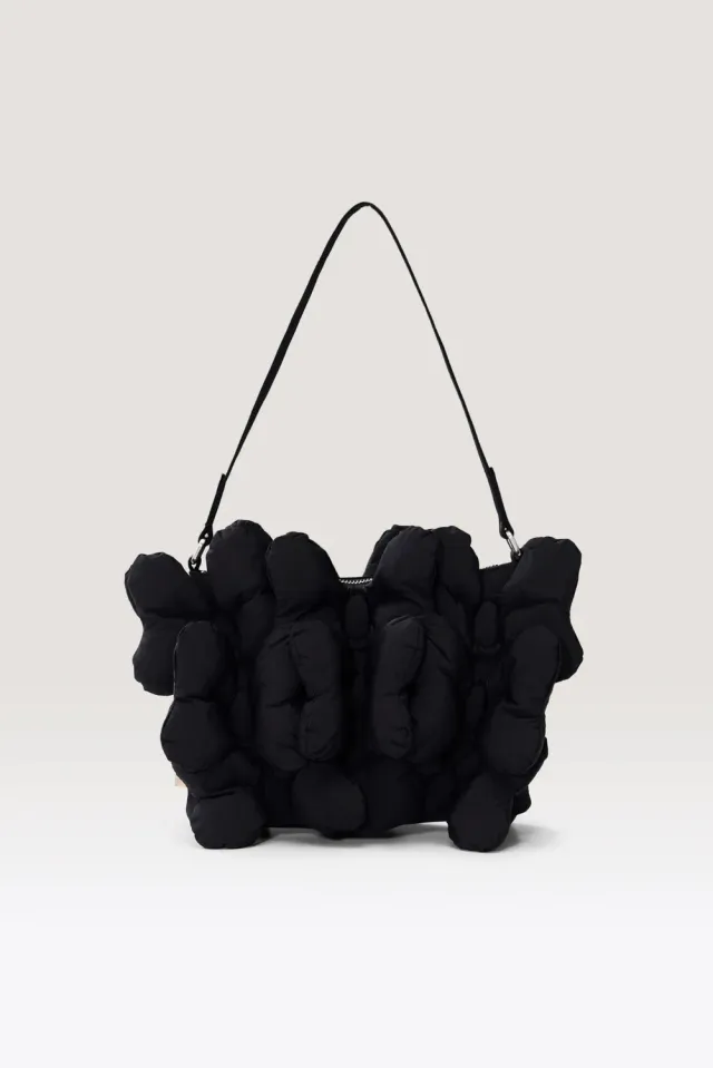 Beis Minnie Bow Handbag borsa tracolla nero