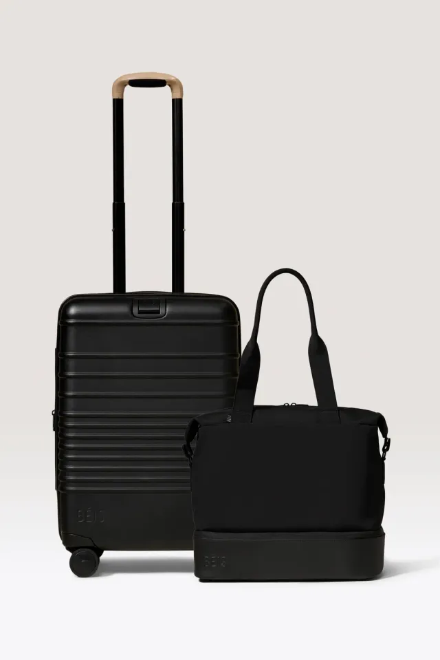 Beis Carry-On Starter Set roller weekender nero rigido