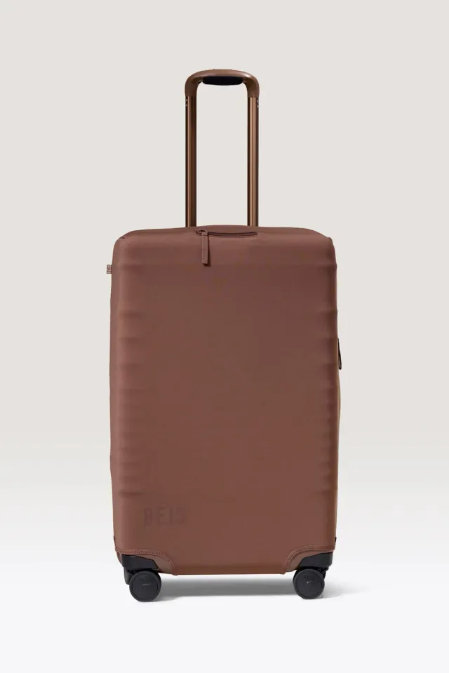 Beis Medium Check-In cover valigia Maple lavabile