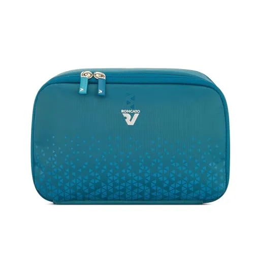 Roncato Crosslite beauty case petrolio 10 scomparti eco