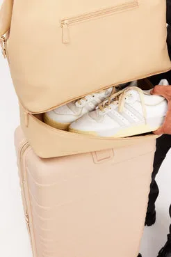 Beis Weekender Premium borsone viaggio beige cactus