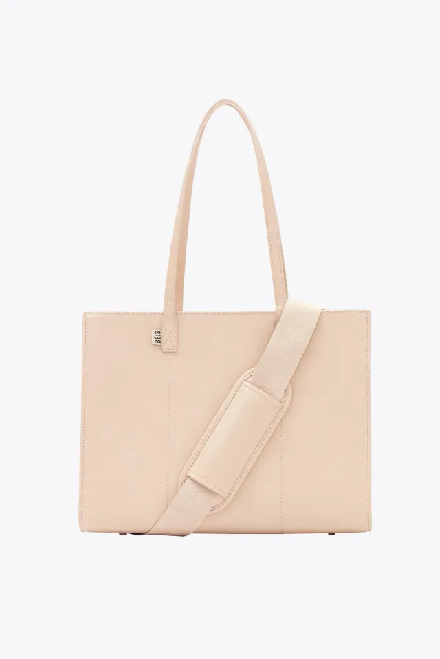 Beis Work Tote borsa lavoro beige vegana