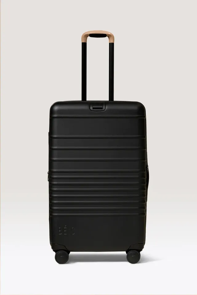 Beis The Medium Check-In Roller valigia nera rigida