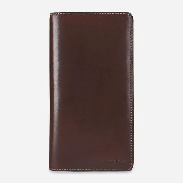 Jekyll & Hide Travel Organiser portafoglio viaggio Mocha pelle