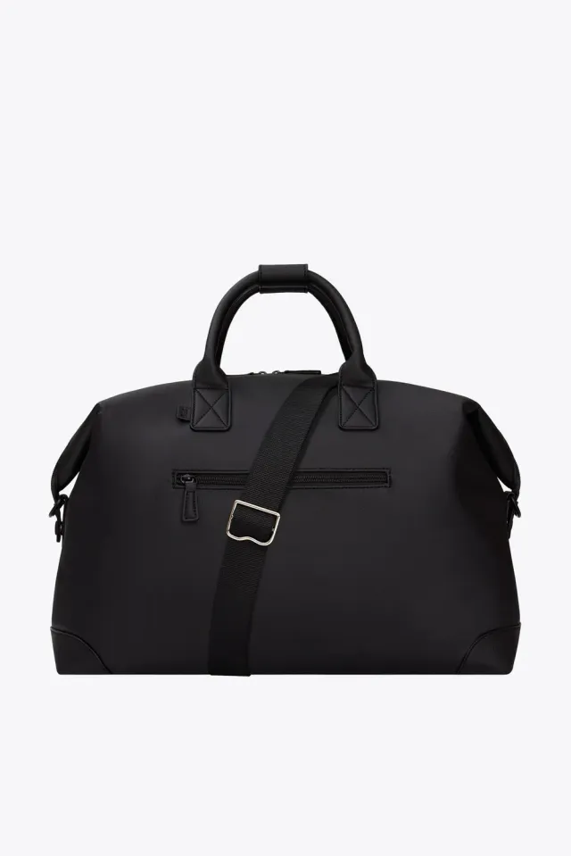 Beis Premium Duffle borsone nero in pelle vegana