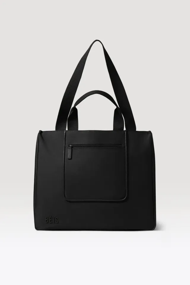 Beis East To West borsa tote nero porta pc