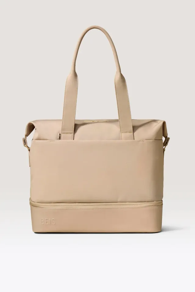 Beis The Weekender borsone beige chiaro tela