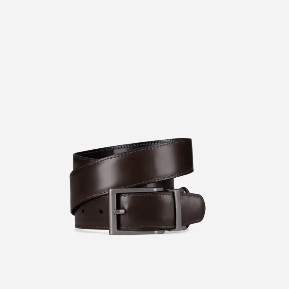 Jekyll & Hide Cintura Reversibile Pelle Nero Marrone