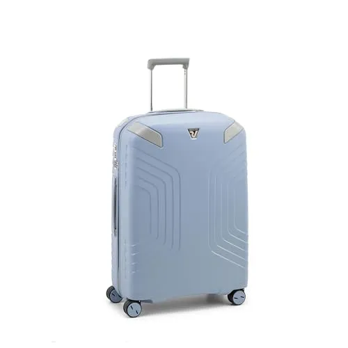 Roncato Ypsilon 2.0 Eco trolley medio azzurro rigido TSA