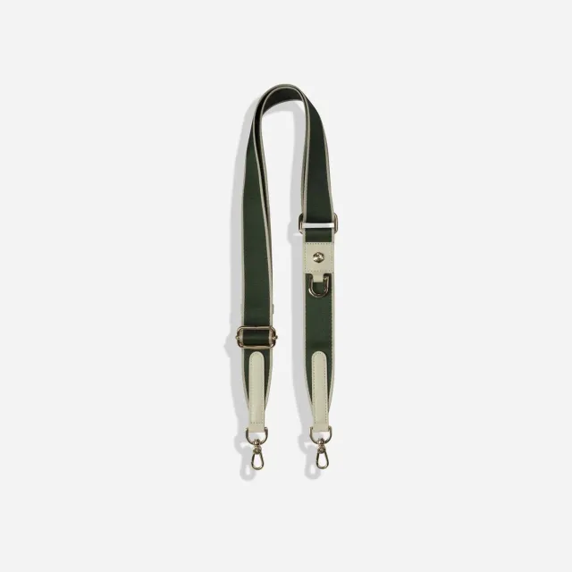 Jekyll & Hide Geneva Shoulder Strap Tracolla White Green Stone