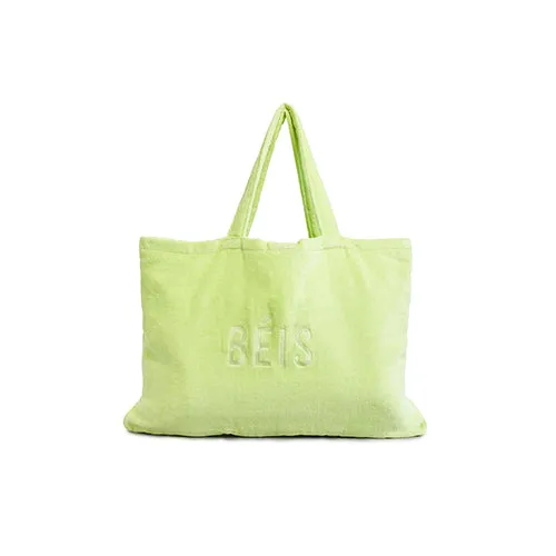Beis Terry Towel Tote Citron borsa mare con telo