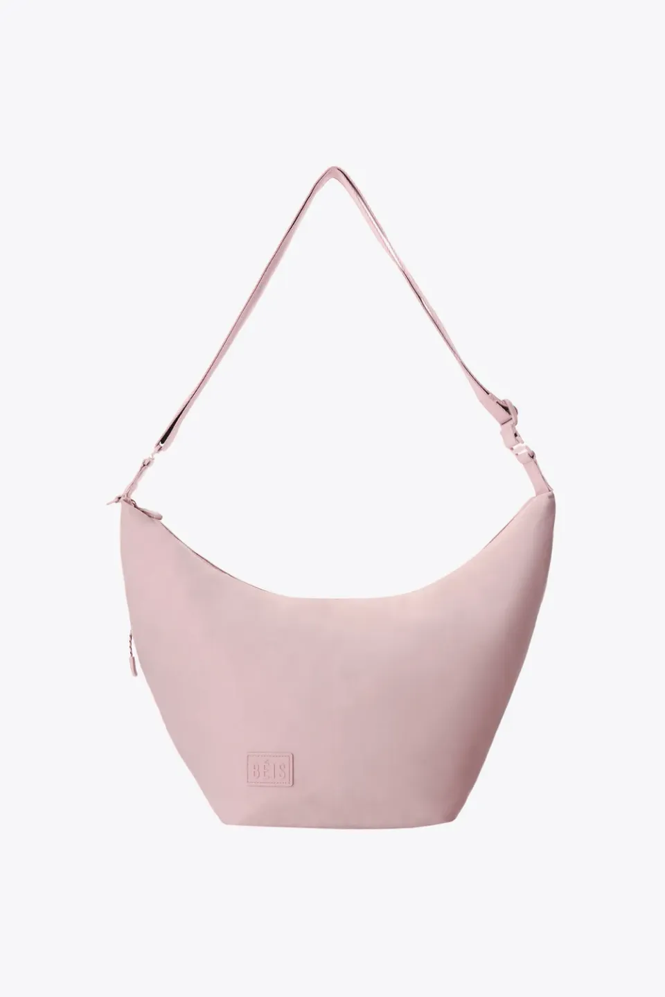 Beis Crescent Catchall borsa crossbody rosa cotone