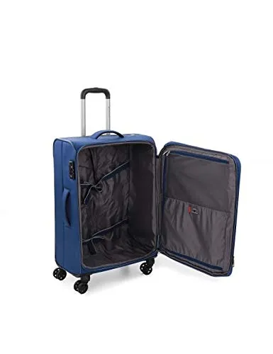 Roncato Evolution trolley medio 63 cm blu espandibile