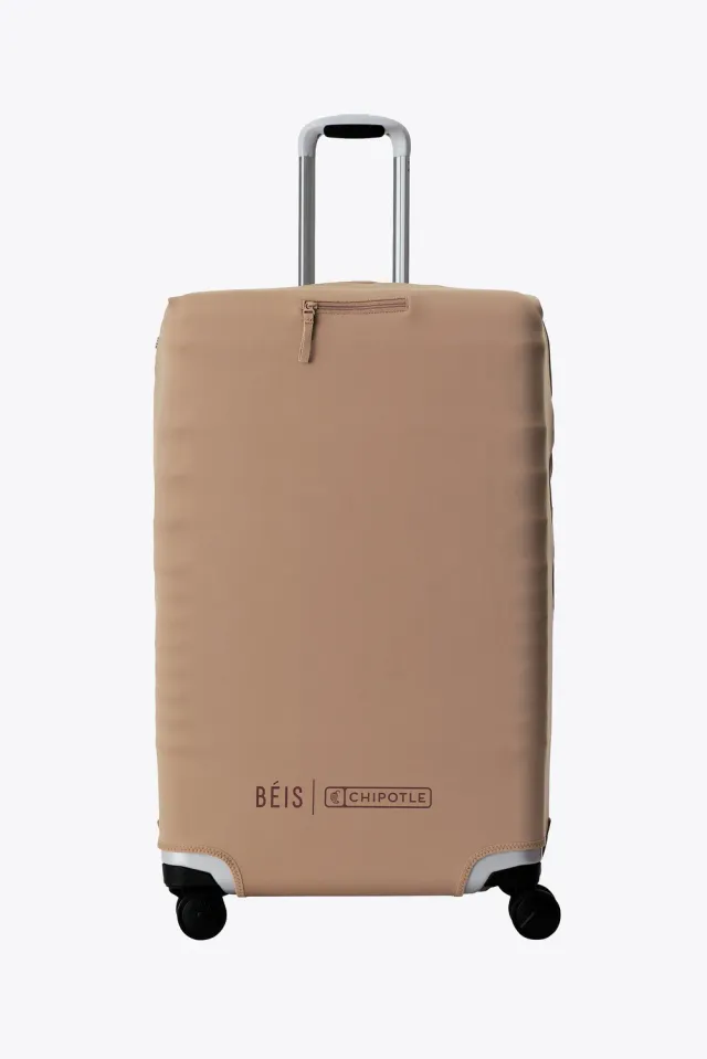 Beis Chipotle cover valigia large check-in marrone lavabile