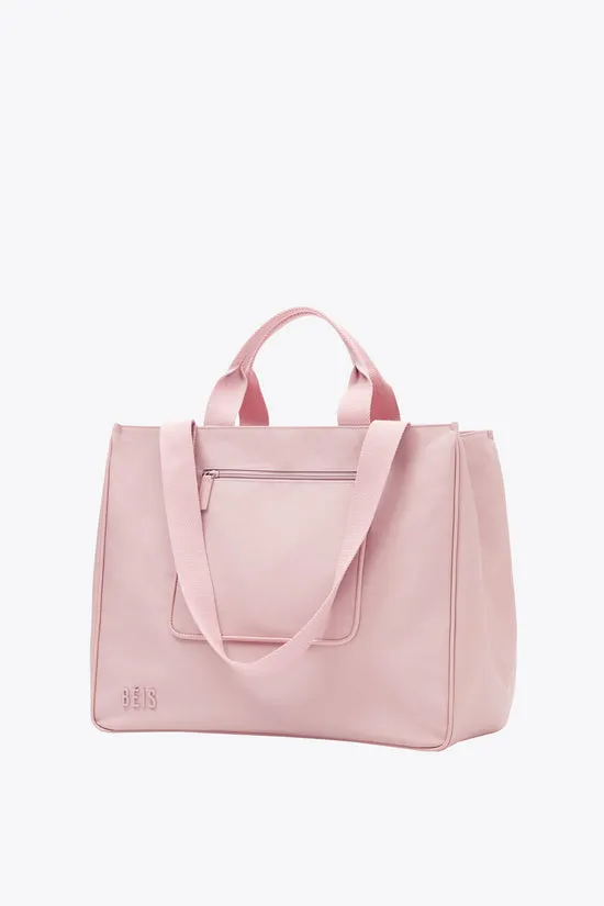 Beis East To West borsa tote rosa Atlas riciclata