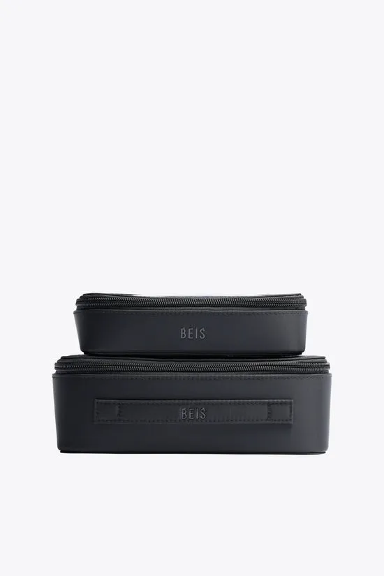 Beis In Flight set trousse nero trasparente