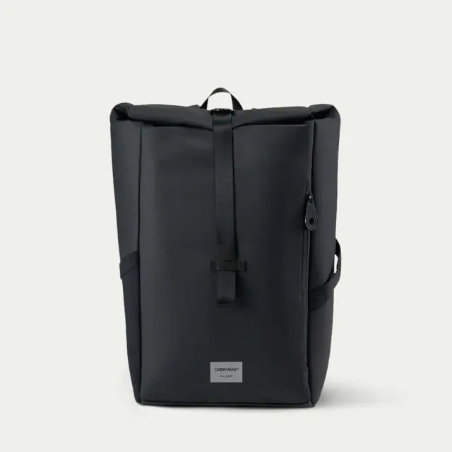 Cabin Max Iseo zaino rolltop 40x20x25 20L RPET Nero antipioggia