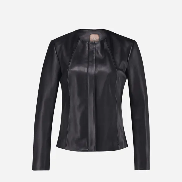 Jekyll & Hide Sophia Saba giacca pelle donna nero vera pelle