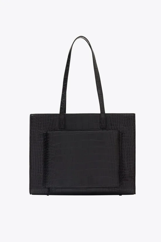 Beis Work Tote borsa tote nero cocco vegana
