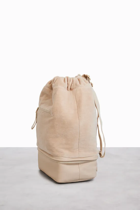 Beis Terry Backpack Cooler zaino termico beige
