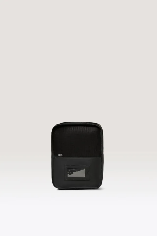 Beis The Packing Cube Medium packing cube nero con maniglia