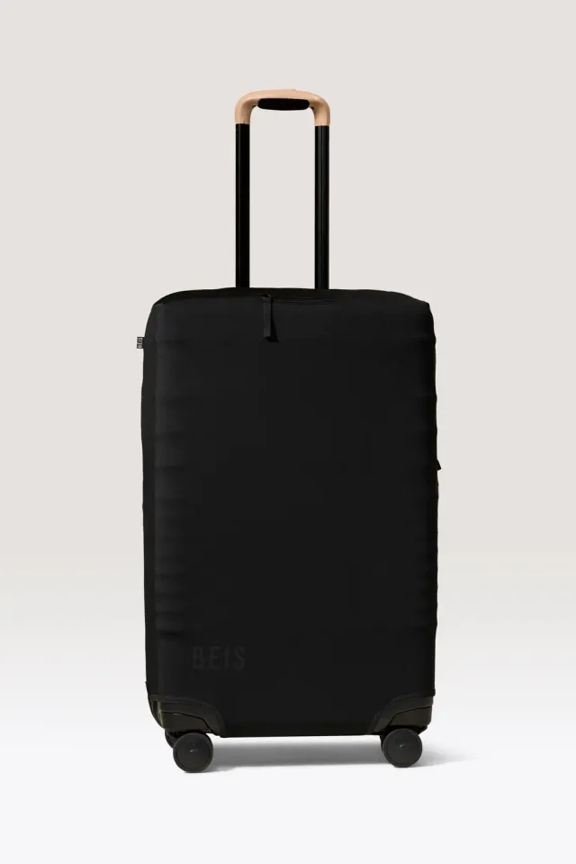 Beis Medium Check-In copertura valigia nera elasticizzata