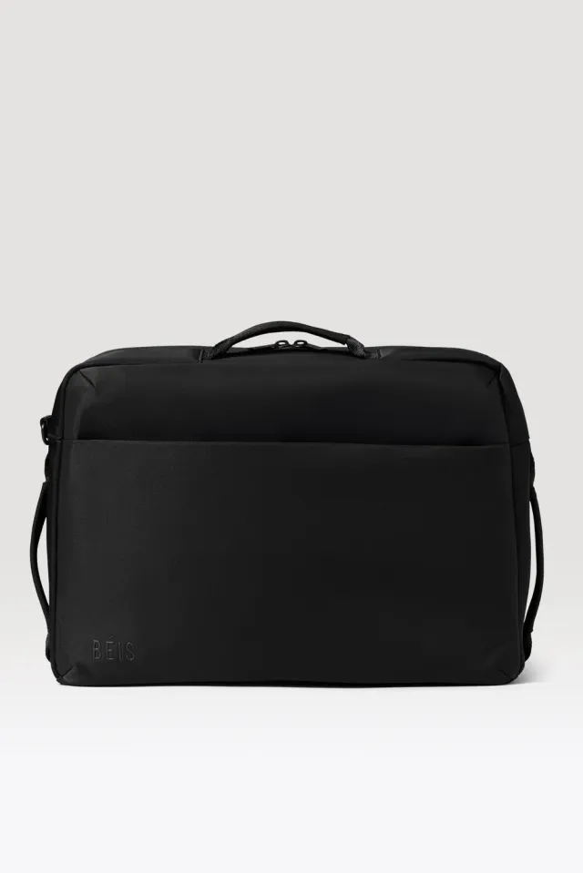 Beis Ultimate Travel Duffle borsone nero apribile piatto