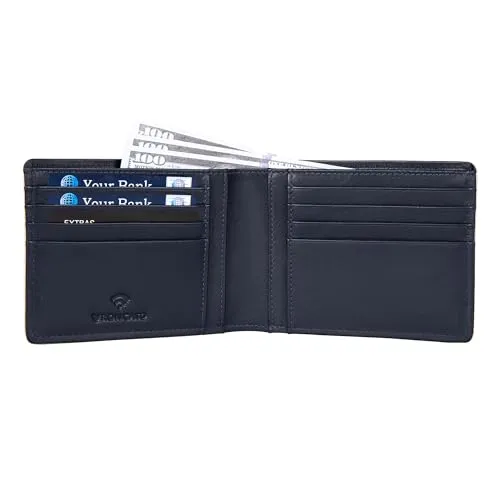 Roncato Madrid portafoglio uomo Nero/Blu RFID