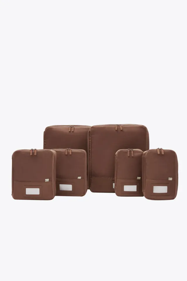 Beis Compression Packing Cubes packing cubes 6 pezzi maple compressione