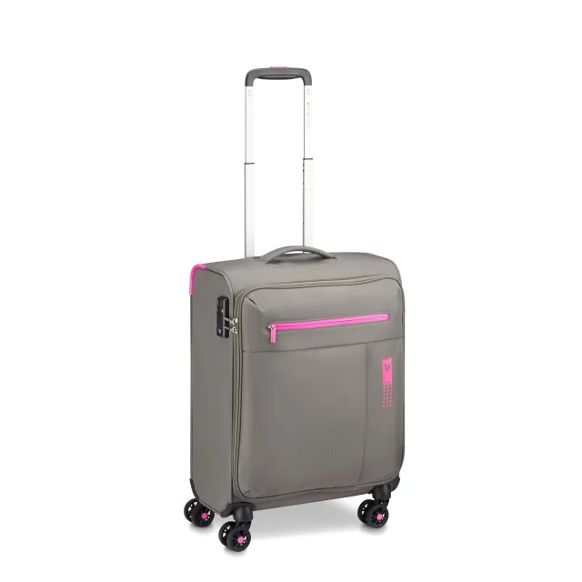 Roncato Neon Lite trolley cabina morbido 4 ruote TSA leggero