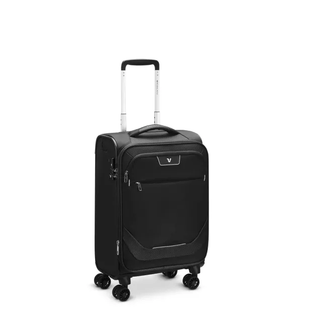 Roncato Joy Trolley Cabina 55x35x23/25 Nero Espandibile