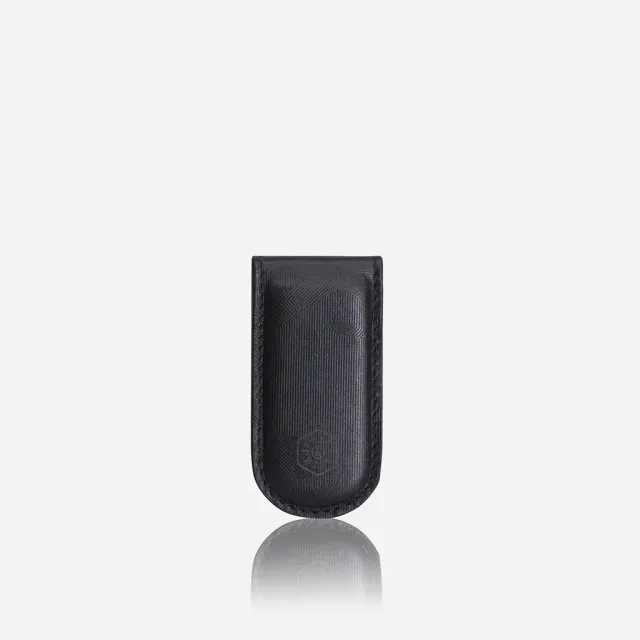 Jekyll & Hide Money Clip fermasoldi pelle Camo Black RFID