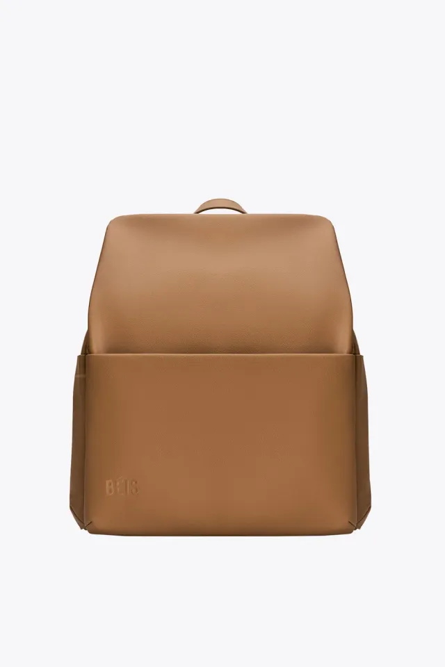 Beis Everyday Diaper Zaino Camel Pelle Vegana