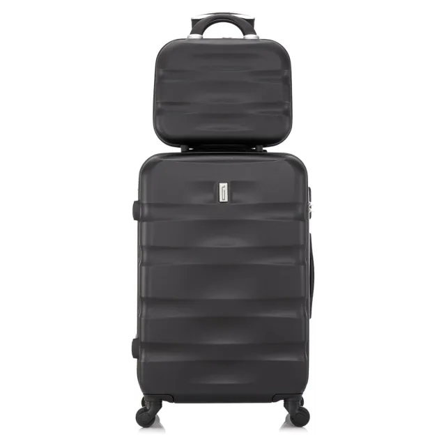 CELIMS AeroWave XL valigia stiva 75 cm Nera ABS + vanity
