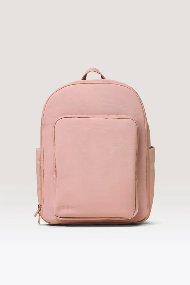 Beis The Travel Backpack zaino rosa Atlas Pink tasca sicura