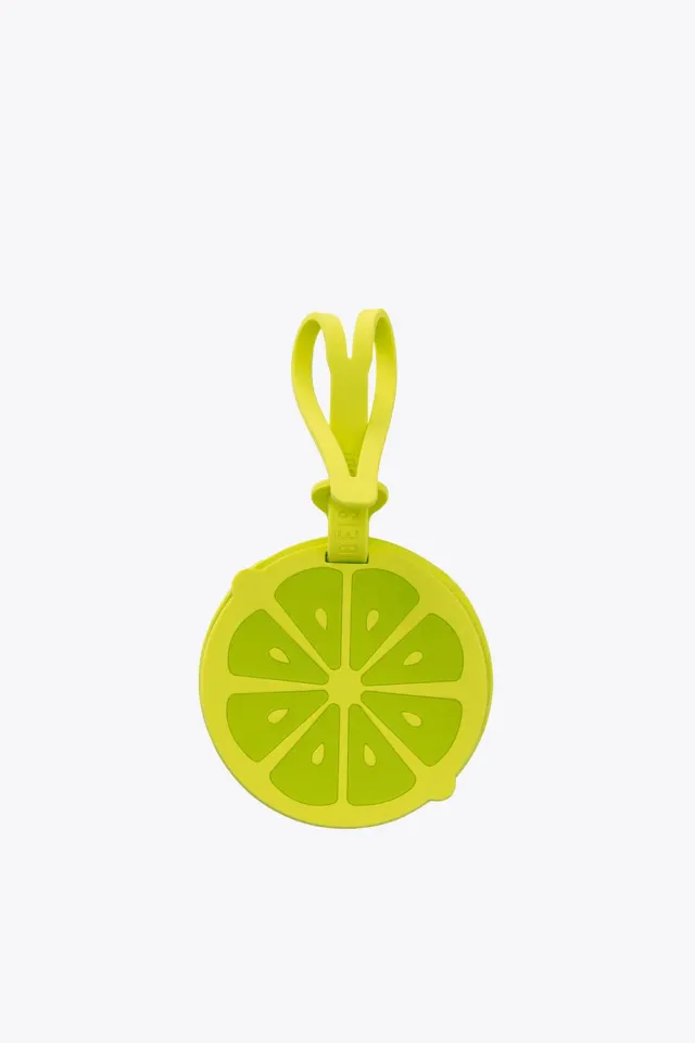 Beis x poppi etichetta bagaglio Lime valigia indirizzo