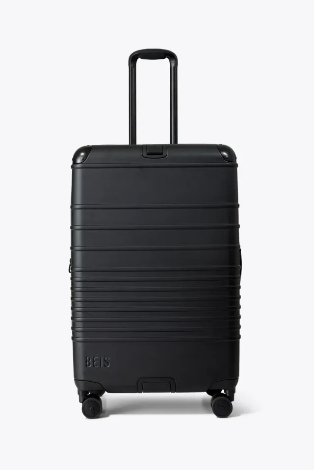 Beis Hybrid Check-In Roller valigia stiva Nero rigida