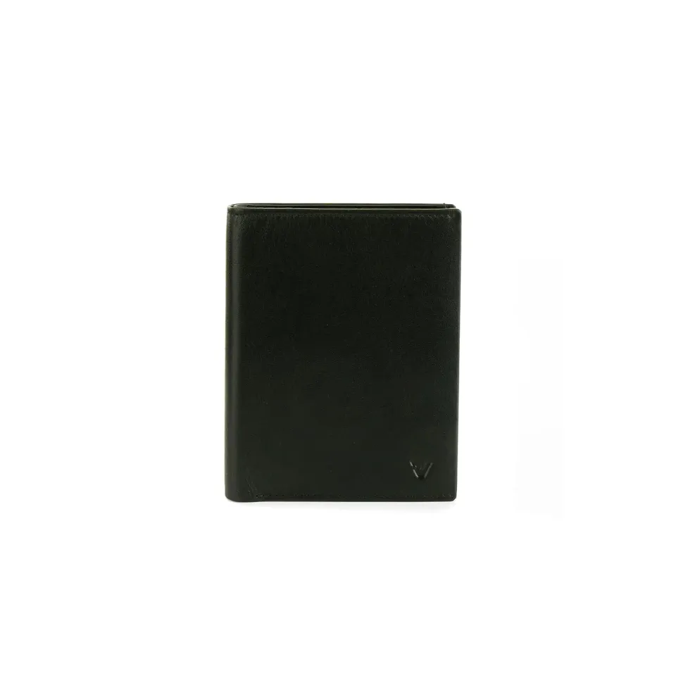 Roncato Pascal portacarte nero 8x10,2 cm vera pelle RFID