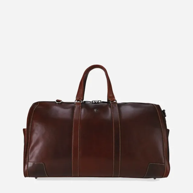 Jekyll & Hide Montana Weekender borsone pelle Mocha RFID