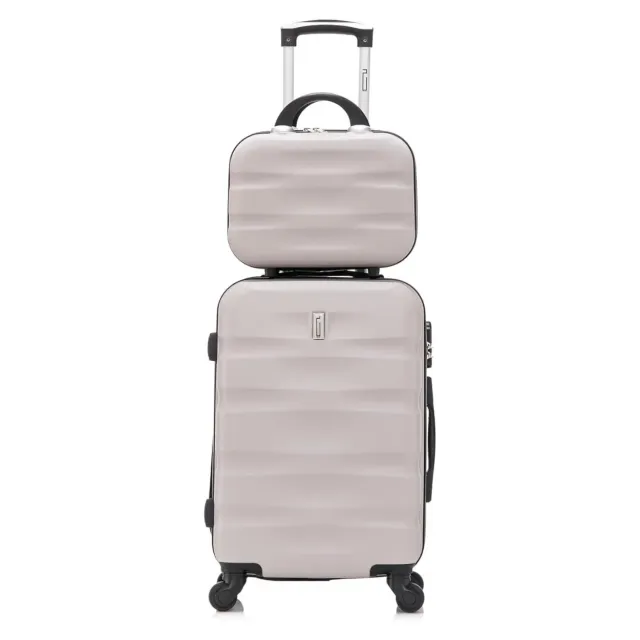 CELIMS AeroWave valigia cabina 55 cm nera con beauty case